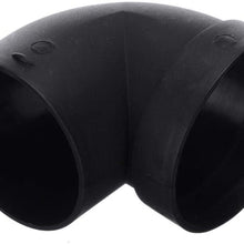 Leiyini Car Plastic Air Ducting Pipe Elbow Outlet Connector 75mm/3inch Air Parking Heater Accessory
