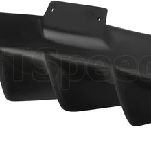 GT-Speed for 03-06 Infiniti G35 Coupe Only 4-Fins JDM Style Rear PU Bumper Diffuser Add-on Lip