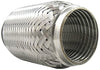 Verocious Motorsports 304 Stainless Steel Exhaust Flex Pipe w/Interlock Liner - 2.5