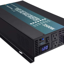 WZRELB Pure Sine Wave Power Inverter 2500 Watt Continuous / 5000 Watt Peak 36V DC to 120V AC Off Grid Power Converter for Camping RV Vehicle