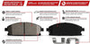 Power Stop Z23-269, Z23 Evolution Sport Carbon-Fiber Ceramic Front Brake Pads