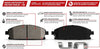 Power Stop K6164 Front & Rear Brake Kit with Drilled/Slotted Brake Rotors and Z23 Evolution Ceramic Brake Pads