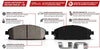 Power Stop Z23-1001, Z23 Evolution Sport Carbon-Fiber Ceramic Front Brake Pads