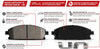 Power Stop K6153 Front and Rear Z23 Carbon Fiber Brake Pads with Drilled & Slotted Brake Rotors Kit