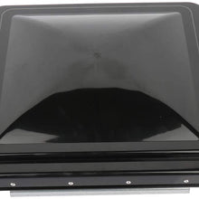 ANPART VL200-B Black 14 x 14 RV Compatible with Trailer Motorhome Ventilation Cover 1 Pack New Roof Vent Cover kit