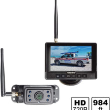 Haloview MC5111 5'' 720P HD Digital Wireless Backup Camera System 5'' LCD Rear View Monitor and IP69K Waterproof Reversing Built in DVR Kit for Trucks/Trailer/Bus/RVs/Pickups/Camper/Vans