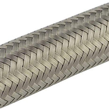 evil energy 1M AN4 AN6 AN8 AN10 AN12 Stainless Steel Double Braided Hose Oil Fuel Hose Line Universal Oil Cooler Fuel Hose Tube