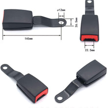 HWL Adjustable Seat Belt Harness Kit Vehicle Seat Belt Retractable 3-Point Snap Release (Color : Gray)