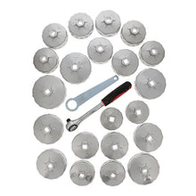 ABN 23 Piece Oil Filter Cap and 1/2in Socket Wrench Removal Tool Set