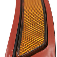 GSRECY Front Bumper Reflector Side Marker Lights For BMW F30 3 Series F32 F33 F36 4-Series (Smoke Lens)