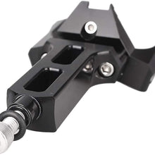 Mallofusa Motorcycle Stabilizer Steering Damper Bracket Mount Holder Kit Compatible for Honda CB1300 2003 2004 2005 2006 2007 2008 2009 2010 2011 Silver
