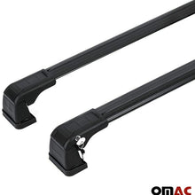 Silver Aluminum Roof Top Bar Cross Bars Cargo Rack - Luggage, Ski, Kayak Carrier | 165 LBS / 75 KG Load Capacity - Set 2 Pcs | Fits Volkswagen Amarok 2011-2021
