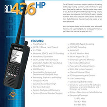 Uniden BCD436HP HomePatrol Series Digital Handheld Scanner. TrunkTracker V, Simple Programming, S.A.M.E. Emergency/Weather Alert, Covers USA and Canada