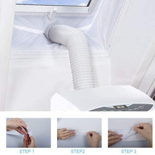 FRIDG frigidssm Waterproof Air Lock Window Seal Cloth Plate for Mobile Mobile Air Conditioners – Works with Every Mobile Air-Conditioning Unit Movable Door 210cm x 90cm