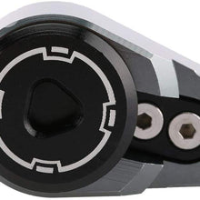 Akozon Shock Absorber Decoration Cover Motorcycle Universal M10 M8 Screw Connector(Titanium)