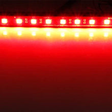 iJDMTOY (1) Brilliant Red Universal 12-SMD LED Aluminum Bar Compatible With Motorcycle Bike ATV Car RV SUV, etc On Brake Tail Light & Left/Right Turn Signal Lamp