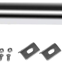 DEMOTOR PERFORMANCE 3"X 10" Inch Polished Stainless Steel Radiator Overflow Tank Universal Fit.