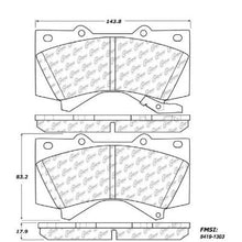 Centric (102.13030) Brake Pad, Metallic