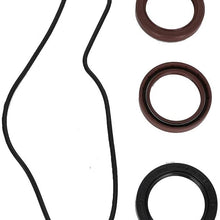 Engine Timing Belt Kit with Water Pump for 2003-2017 Honda Accord Crosstour Pilot Odyssey Ridgeline Acura MDX RDX RL TL TSX ZDX Replace # TCKWP329 TKH-002 TKH002