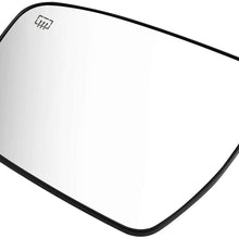 963664BA1A OE Style Driver/Left Heated Mirror Glass Lens Replacement for Nissan Rogue Murano Pathfinder 14-19