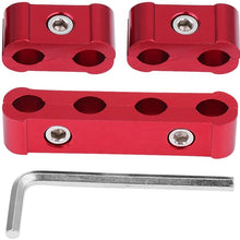 Leyeet 12 Pcs Aluminum Alloy Durable Spark Plug Wire Separator 8mm 9mm 10mm Engine Wire Divider Kit