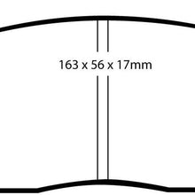 EBC Brakes DP21740 Greenstuff 2000 Series Sport Brake Pad
