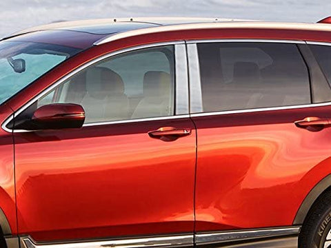 QAA fits 2017-2020 Honda CR-V 4 Piece Stainless Pillar Post Trim PP17235