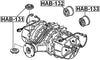 50728S3Va01 - Arm Bushing (for Differential Mount) For Honda - Febest