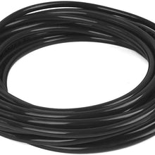 X AUTOHAUX 10 Meter 32.8ft 5mm Inner Dia Universal Polyurethane PU Vacuum Hose Tube Black for Car
