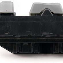 Master Power Window Switch, Gray - Driver Side Door - Fits Chevrolet Silverado, GMC Sierra 1999, 2000, 2001, 2002-1500, 2500, 2500 HD, 3500 - Window Switch, Housing Fits Chevy - Replaces GM 15047637