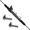 Detroit Axle Complete Power Steering Rack & Pinion Assembly [w/SENSOR] + All 4 Inner & Outer Tie Rod Ends Replacement for 2001-2005 Dodge Neon - for [2001-2010 PT Cruiser]