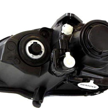 Headlight Compatible with 2004-2006 Mazda 3 Pair HID/Xenon Clear Lens