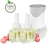 100% Natural Peppermint Starter Kit (2) Scent Fill Refills and (1) Air Wick Plug