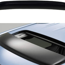 Deebior 1pc 38" Universal Tape On Deflector Sun/Moon Roof Rain Snow Guard Wind Dark Smoke Tint Window Visor RN98