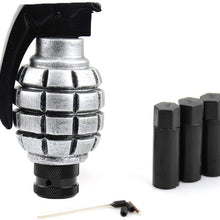 Tasan Racing Universal Grenade Style Gear Shift Knob with 3 Adapters Gear Shifter Level