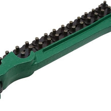 uxcell 12 inch Green Chain Dismantle Oil Filter Wrench Repair Tools for Car Motorcycle