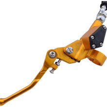 GOOFIT 7/8"22mm Motorcycle Hydraulic Clutch Brake Lever 1200mm Master Cylinder for 125cc 150cc 180cc 200cc 250cc Vertical Motor Off Road Motorcycle Scooter Pit Pocket Bike Motocross Red