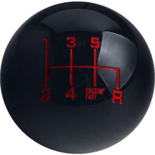 Dewhel Fing Fast Shift Knob 6 Speed Short Throw Shifter M12x1.25 M10x1.5 M10x1.25 M8x1.25 (Black)