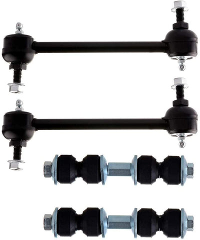 LSAILON 4pcs Front Sway Bar End Links Rear Sway Bar End Links Kit Fit for 2008-2009 Buick Allure 2008-2009 Buick LaCrosse 2004-2008 Pontiac Grand Prix