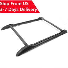 Newsmarts 1 Set Cross Bar Roof Rack Side Rail Luggage Racks Maximum 125 lbs Capacity Load for Toyota Tacoma Double Cab 2005 2016 2017 2018 2019 2020