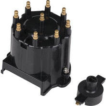 Distributor Cap and Ignition Rotor Kit Compatible with 5.0L, 5.7L, 350 V-8 MerCruiser Engines Made by General Motors with Delco HEI Ignition - Replaces 808483Q1, 18-5281 GM V8 Tune-up Kit