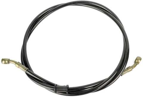 ZENITHKE black Motorcycle Braided Steel Brake Clutch Oil Hoses Line Pipe (Oil Hose Length 1.5m)