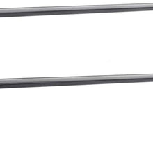 LONEA 2x Top Roof Rack Cross Bars Luggage Carrier Compatible with 2007-2020 Wrangler JL 18 JK/item package quantity 2