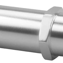 Tickas Heater Hose Fitting Water Pump,90 Degree Chrome Intake Manifold Fitting 5/8" Hose To 1/2"