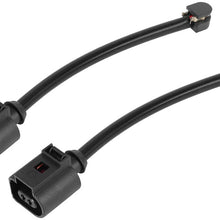 X AUTOHAUX 2pcs 7P0907637C Rear Brake Pad Electronic Wear Sensor Replacement Brake Pad Wear Indicators for Audi VW