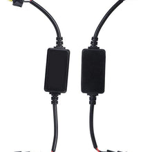 Acouto 2PCS LED Headlight Decoder, 9005/9006 Car LED Headlight Decoder Anti-Flicker Flash Error Canceler Resistor Decoder DC 12V-14V