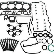 DNJ Head Gasket Set with Head Bolt Kit For 1990-1996 for Toyota Celica 2.2L 2164cc L4 DOHC
