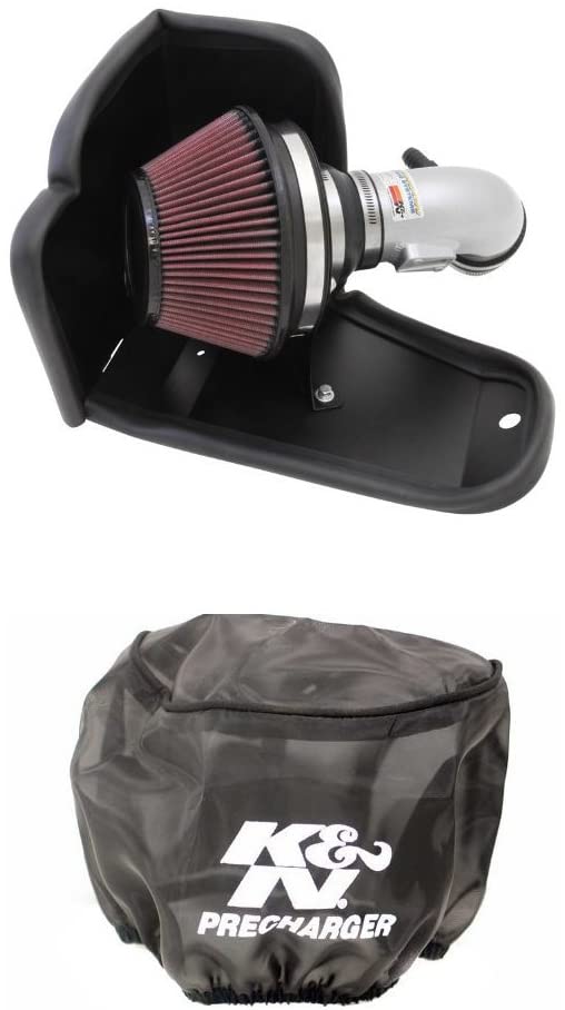 K&N 69-1020TS Performance Air Intake System with Black Air Filter Wrap