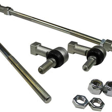 Raptor Series 170107-420200 Front or Rear Adjustable Sway Bar End Links 3 to 6 inch Lift Kits for 2007-2018 Jeep Wrangler JK