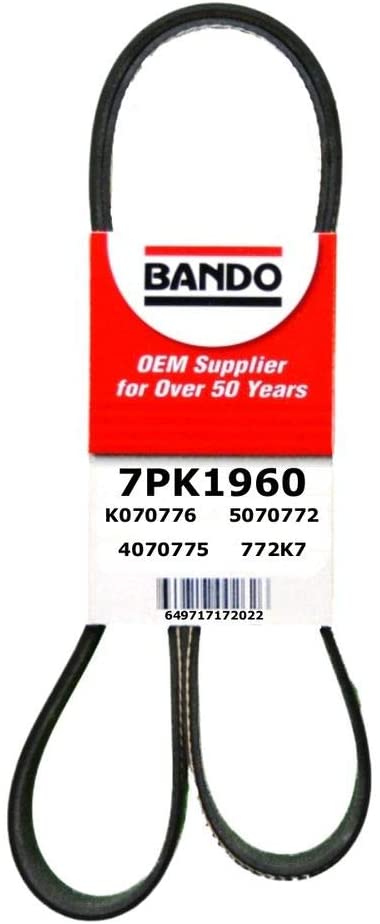 ban.do 7PK1700 OEM Quality Serpentine Belt (7PK1960)